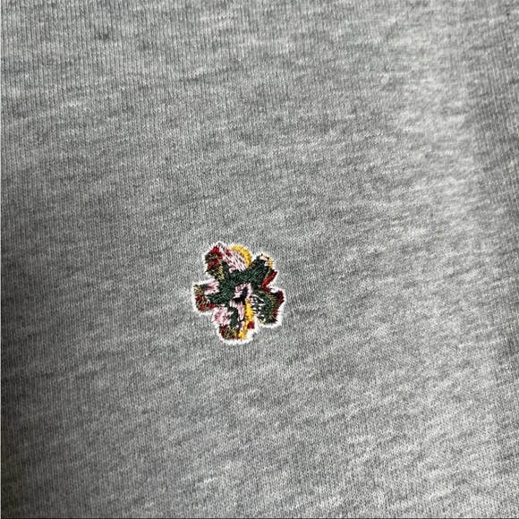 Ted Baker Men Hatton Crew Neck Sweatshirt Sz 3 M Gray Pullover Preppy Minimalist - Picture 4 of 11